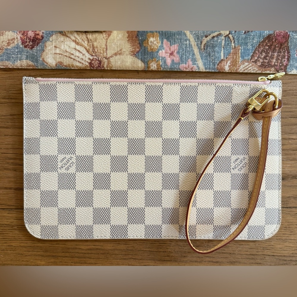 Louis Vuitton Damier Azur Clutch with Wristlet